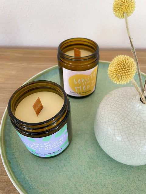 Duftkerze mit Lemongrass "Spring"