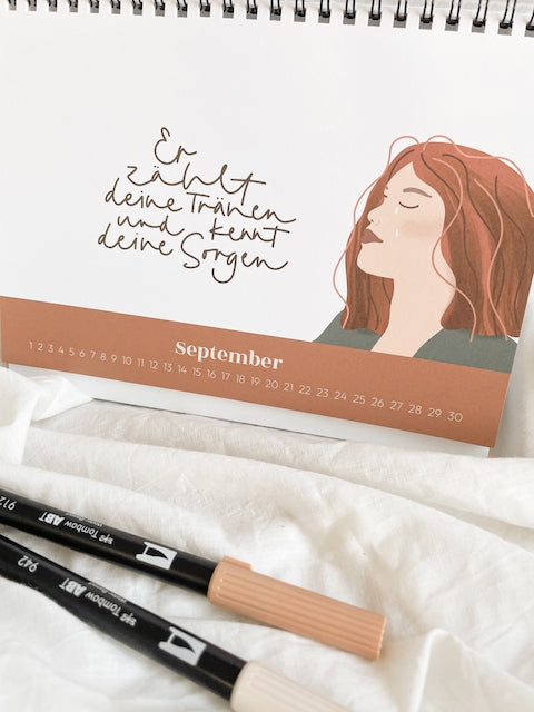 Tischkalender "geliebtes Kind"