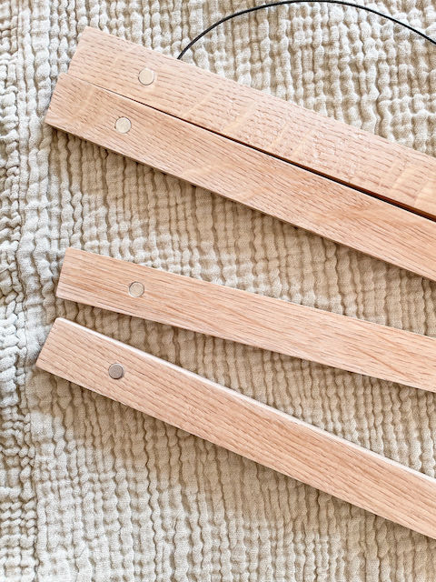 Posterleiste, Posterhalter, Holzleisten für Poster, Eiche, Magnetleisten