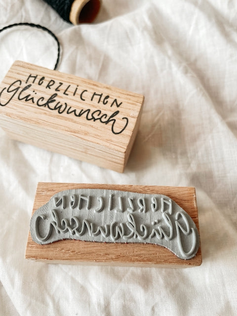 Stempel "herzlichen Glückwunsch"