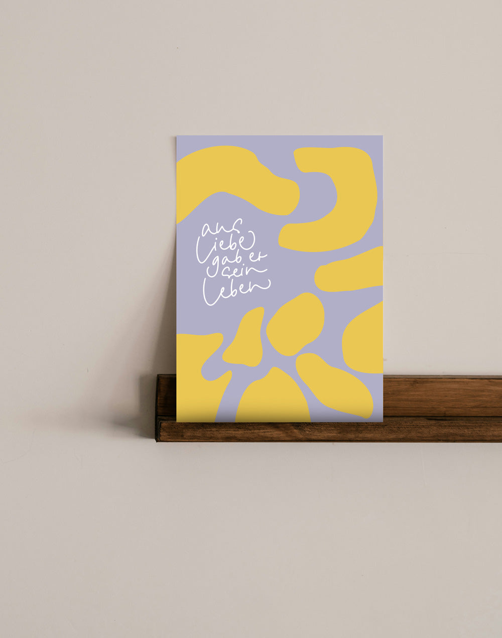 aus Liebe gab er sein Leben, christlicher Posterprint, christliche Geschenke, Wandgestaltung für Christen