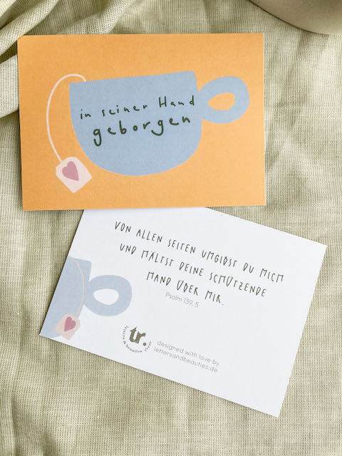 Ermutigung für die Gemeinde, Segnungskarten für den Hauskreis, Affirmationskarten, Bibelverse die Mut machen, lettersandbeauties