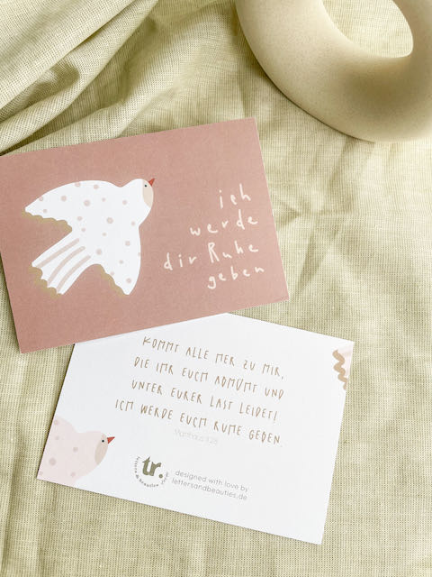 Ermutigung für die Gemeinde, Segnungskarten für den Hauskreis, Affirmationskarten, Bibelverse die Mut machen, lettersandbeauties