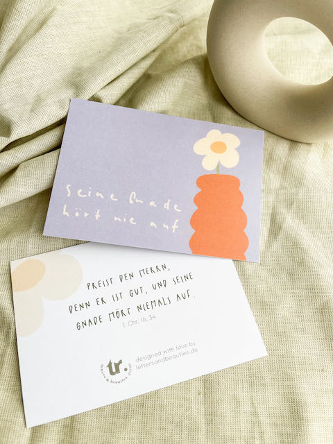 Ermutigung für die Gemeinde, Segnungskarten für den Hauskreis, Affirmationskarten, Bibelverse die Mut machen, lettersandbeauties