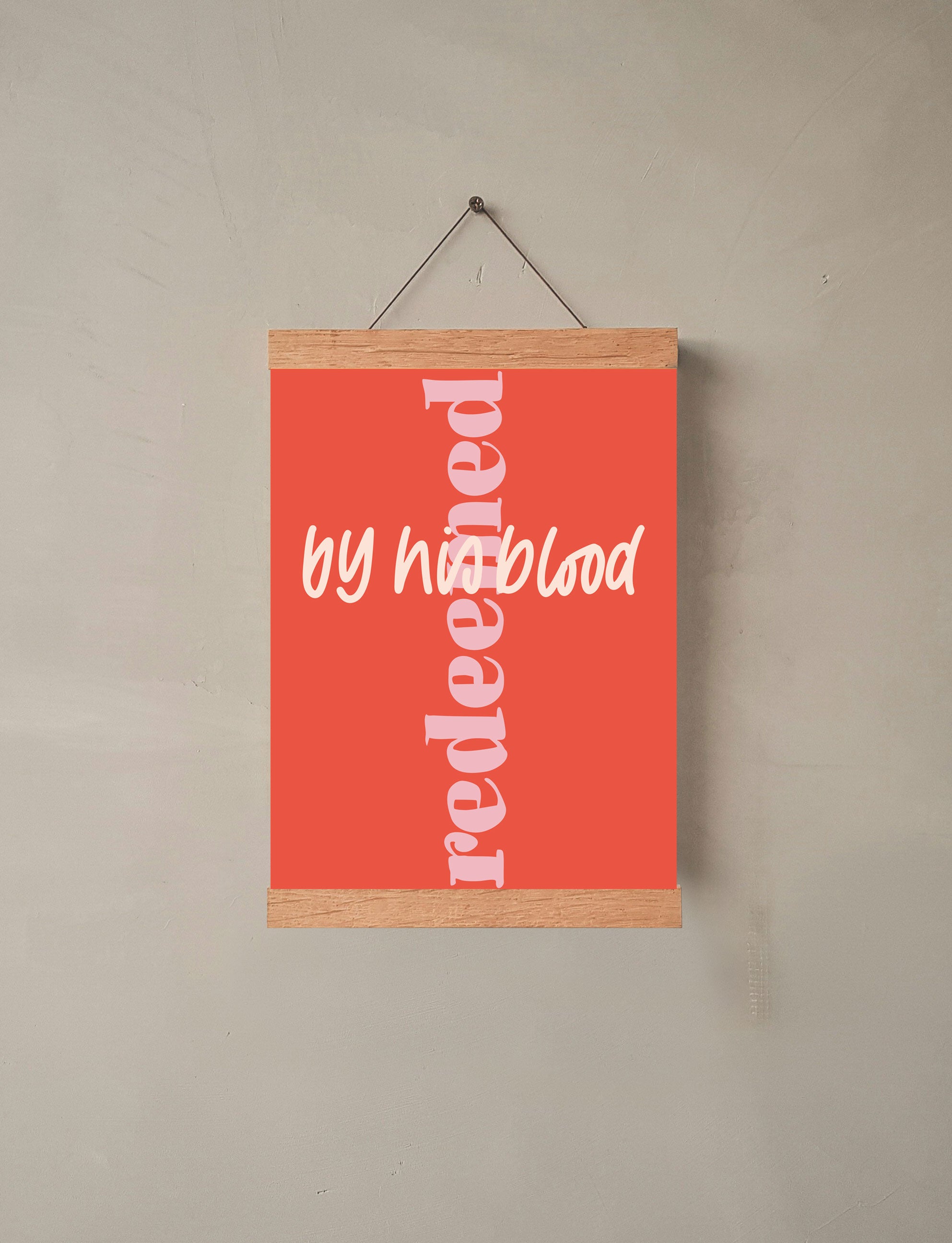 christlicher Kalender, Kalender mit Bibelversen, Wandkalender mit Metallklammer, immerwährender Kalender, Mutmachende Sprüche, Jesus ist mein Heiler, lettersandbeauties