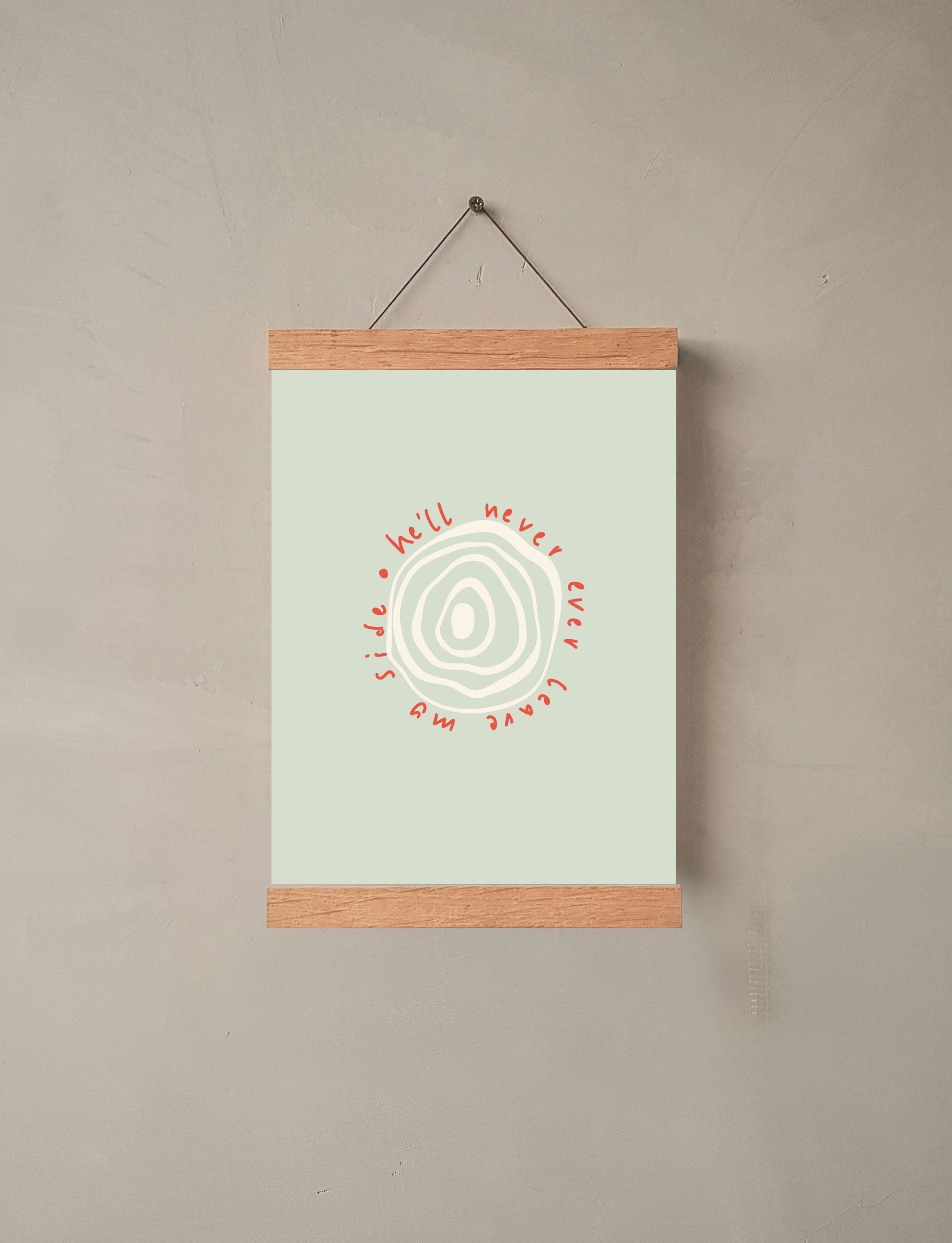 christlicher Kalender, Kalender mit Bibelversen, Wandkalender mit Metallklammer, immerwährender Kalender, Mutmachende Sprüche, Jesus ist mein Heiler, lettersandbeauties