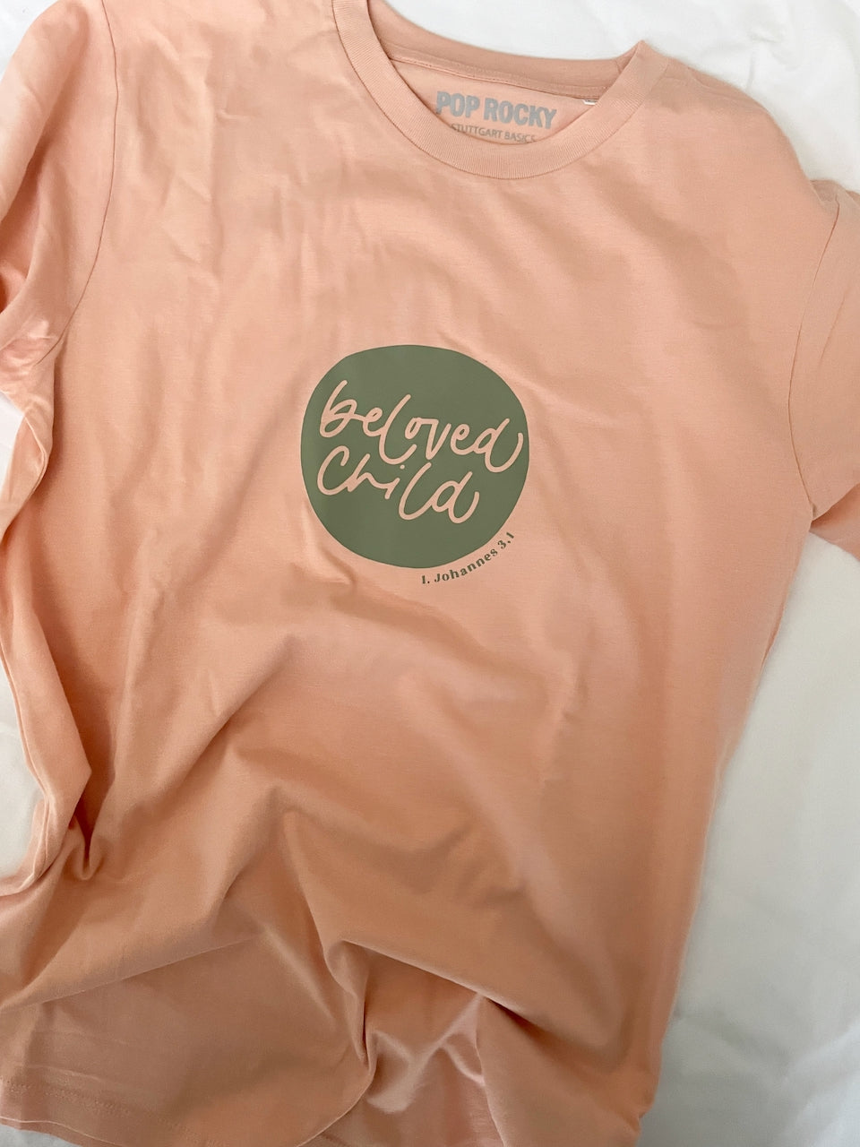 T-Shirt für Girls in Pfirsich-rosa