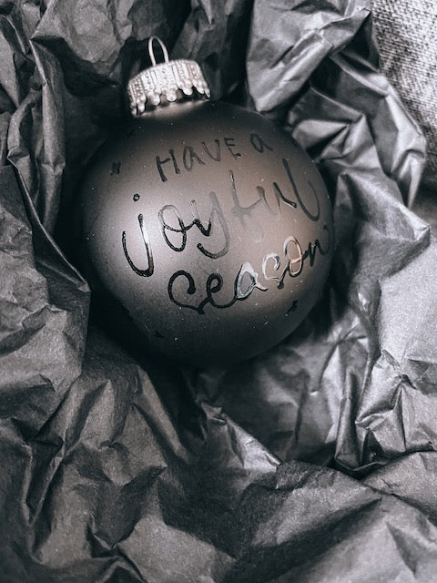 personalisierte Weihnachtskugel, Weihnachtskugel mit Text, Weihnachtsgeschenk