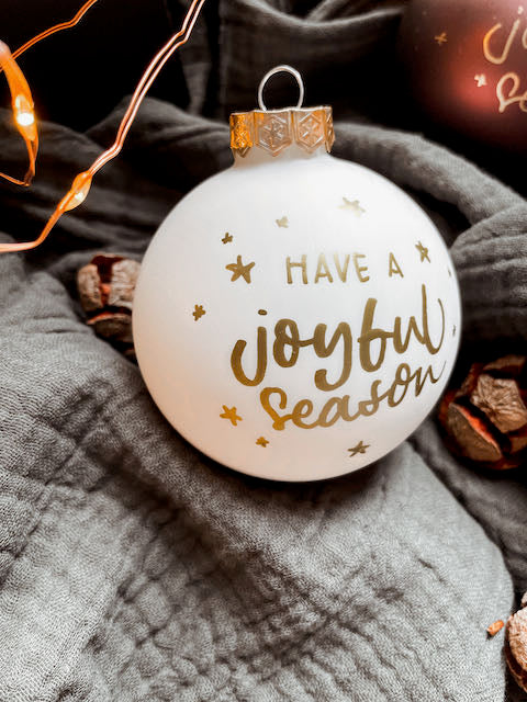 personalisierte Weihnachtskugel, Weihnachtskugel mit Text, Weihnachtsgeschenk