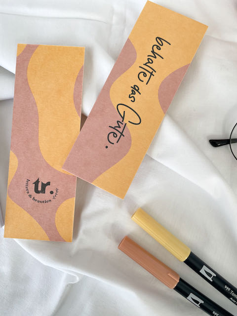 Lesezeichen, Jahreslosung 25, behalte das Gute