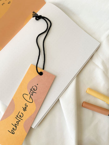 Lesezeichen, Jahreslosung 25, behalte das Gute, lettersandbeauties, christlicher onlineshop, christliche Geschenke