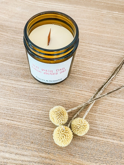 Duftkerze mit Lemongrass "Ostern"