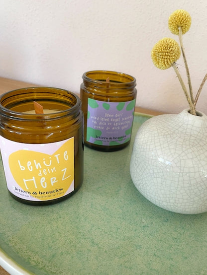 Duftkerze mit Lemongrass "Spring"