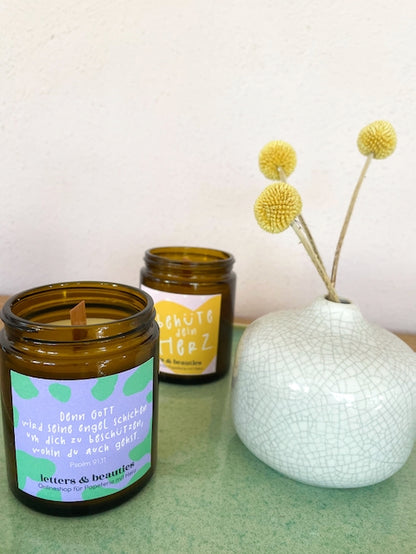 Duftkerze mit Lemongrass "Spring"