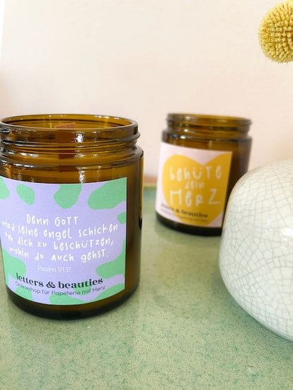 Duftkerze mit Lemongrass "Spring"