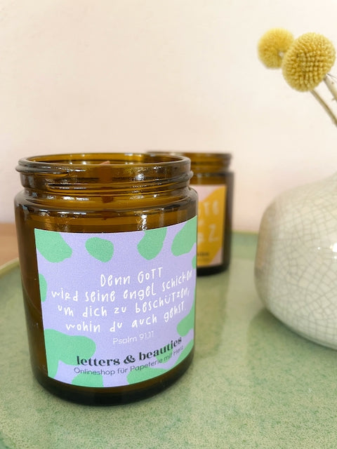Duftkerze mit Lemongrass "Spring"