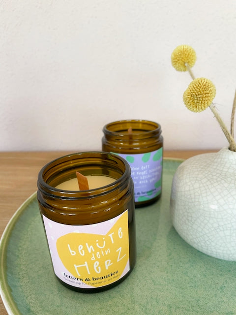 Duftkerze mit Lemongrass "Spring"