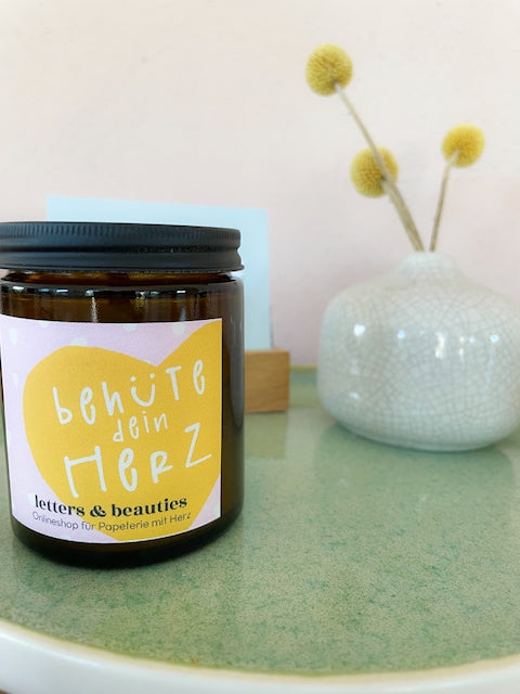 Duftkerze mit Lemongrass "Spring"