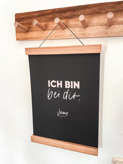 Poster "Ich bin bei dir - Jesus"