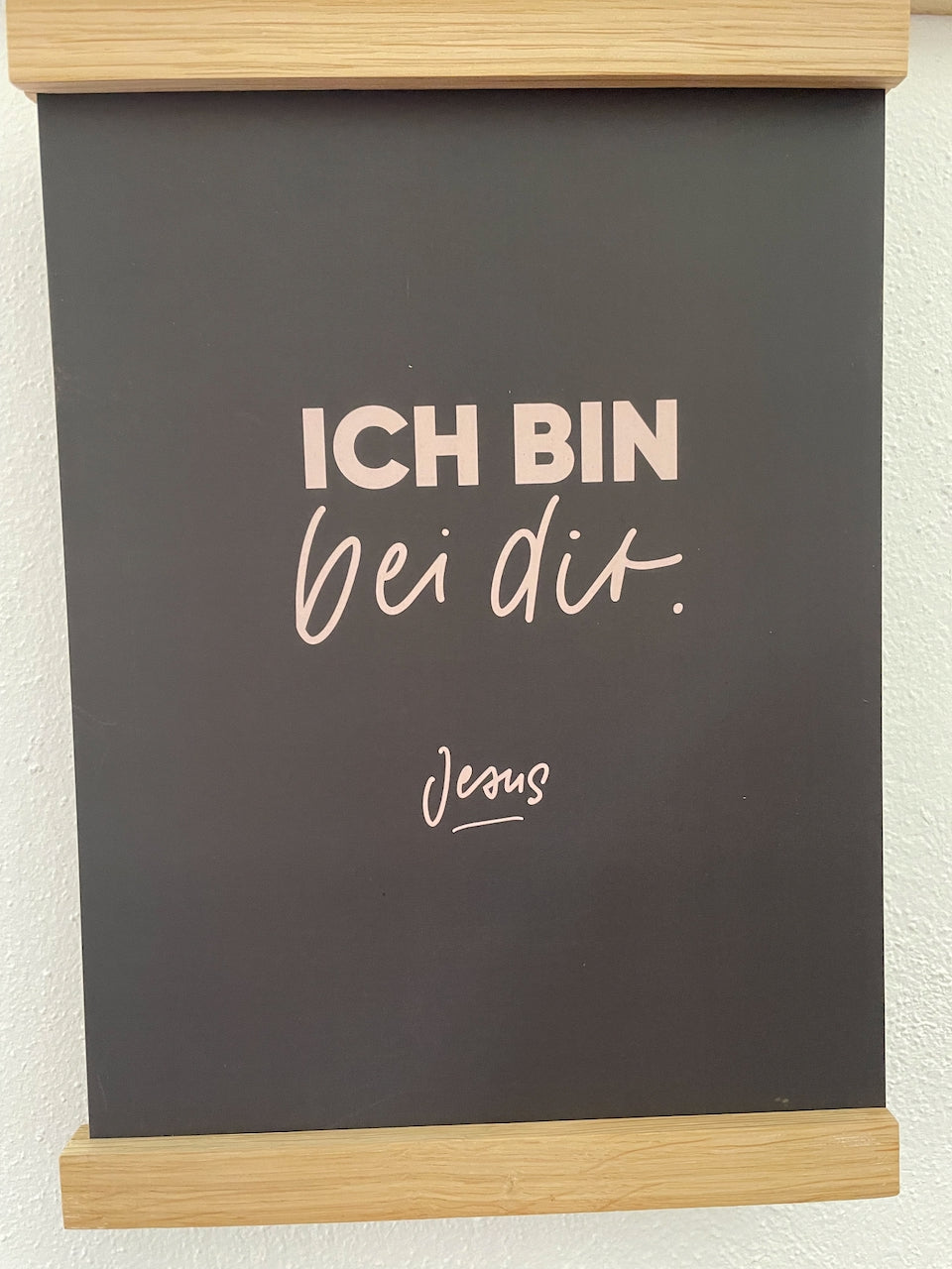 Poster "Ich bin bei dir - Jesus"