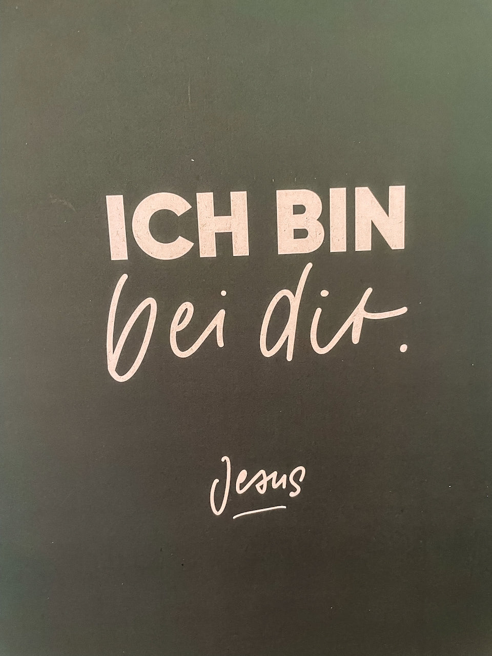 Poster "Ich bin bei dir - Jesus"
