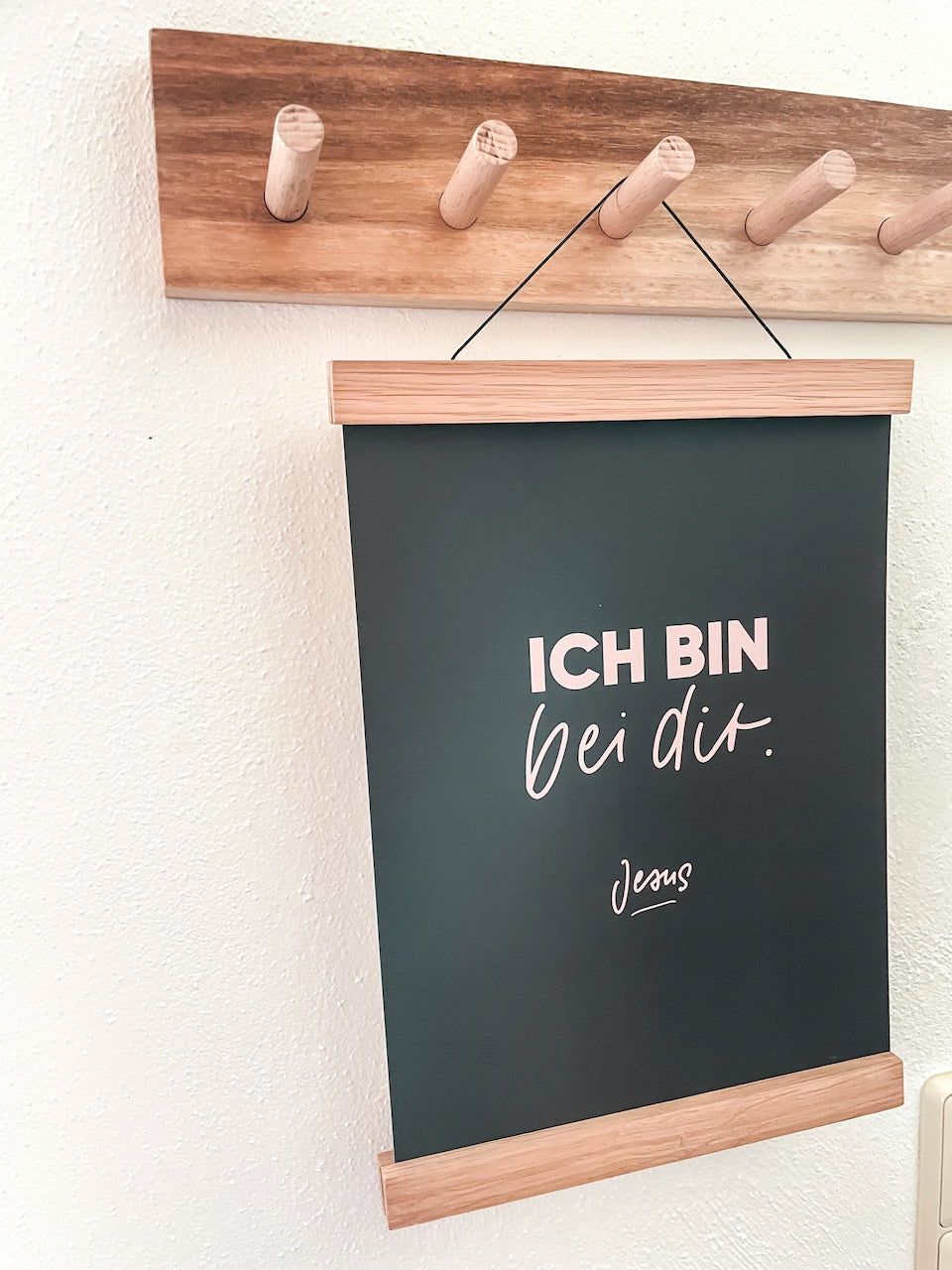 Poster "Ich bin bei dir - Jesus"