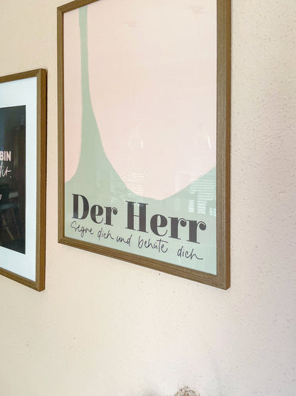 Poster "der Herr segne dich"