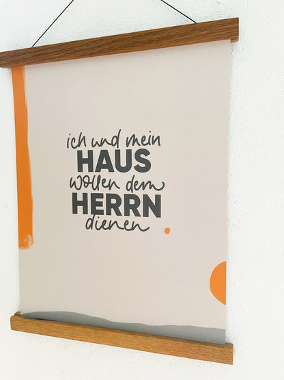 Poster "ich und mein Haus"