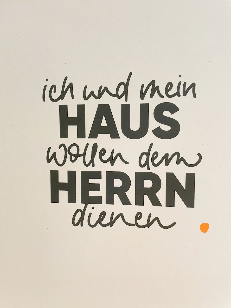 Poster "ich und mein Haus"