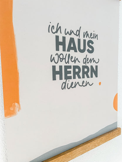 Poster "ich und mein Haus"