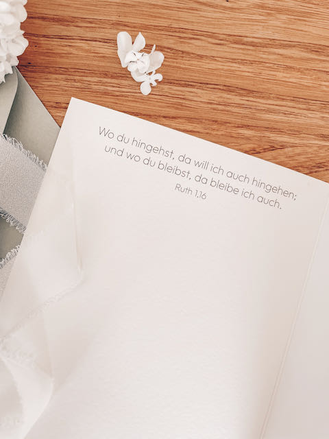 christliche Hochzeitskarte, Hochzeitskarte mit Aquarellmalerei, just married, Glückwunschkarte Hochzeit, lettersandbeauties