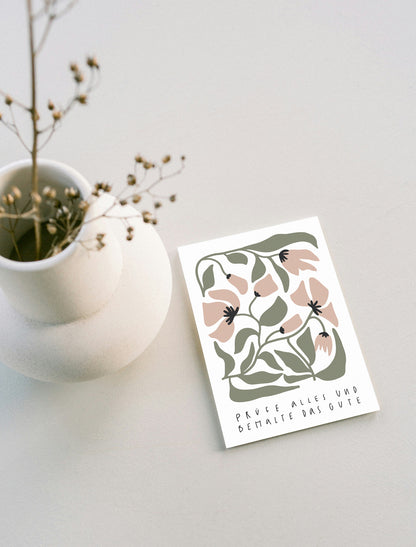 Jahreslosung 2025, Prüfe alles und behalte das Gute, Postkarten zur Jahreslosung, christliche Postkarten, Karten für die Gemeinde, Hauskreis, lettersandbeauties