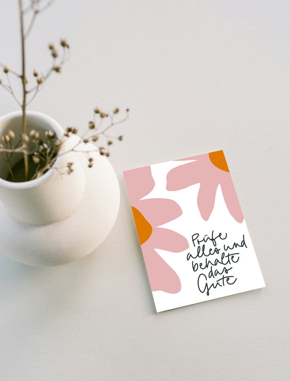 Jahreslosung 2025, Prüfe alles und behalte das Gute, Postkarten zur Jahreslosung, christliche Postkarten, Karten für die Gemeinde, Hauskreis, lettersandbeauties