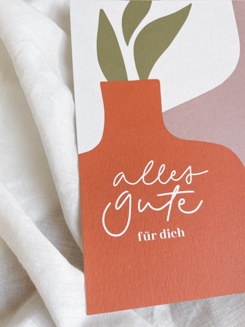Karte - alles Gute für dich