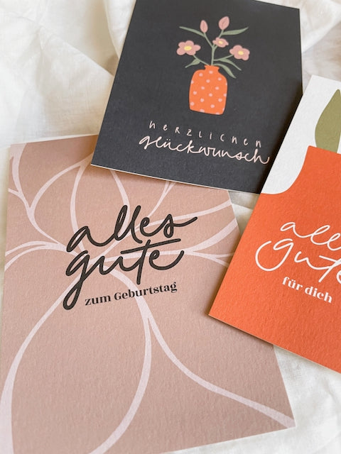 Geburtstagskarten-Set
