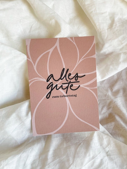 Karte - alles Gute zum Geburtstag
