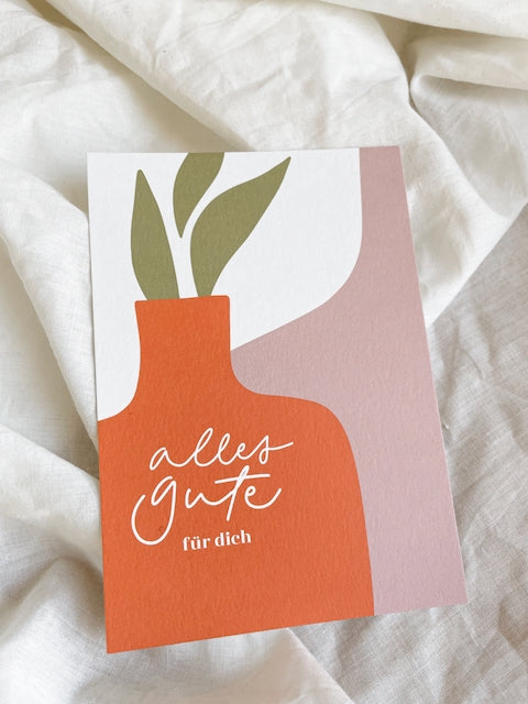 Karte - alles Gute für dich