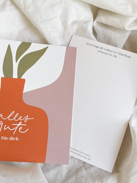 Karte - alles Gute für dich