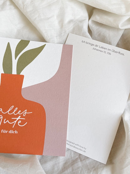 Karte - alles Gute für dich