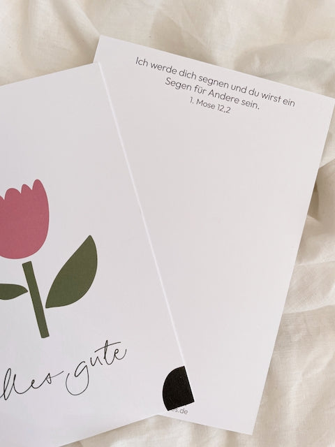 Karte "alles Gute"