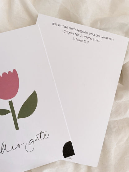 Karte "alles Gute"