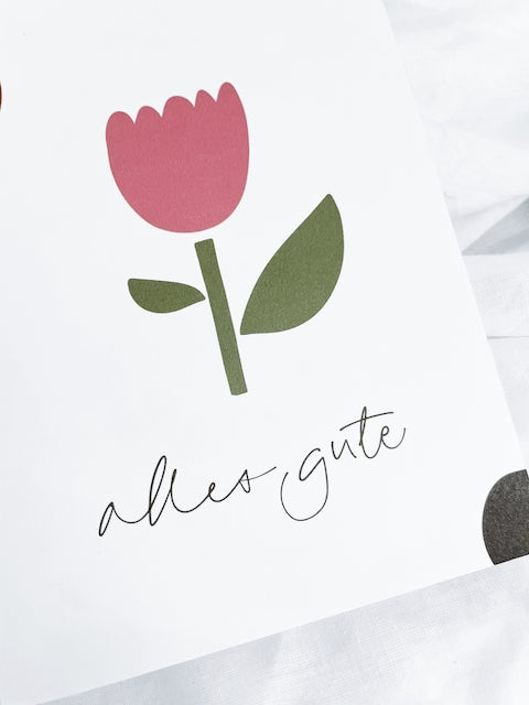 Karte "alles Gute"