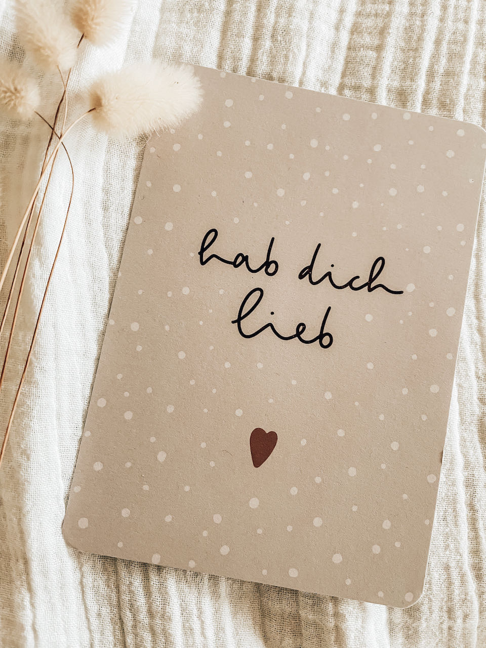 Karte Muttertag, Valentinstag, Hab dich lieb, christliche Postkarten,  lettersandbeauties, christlicher onlineshop, Glaube im Alltag, Ermutigung