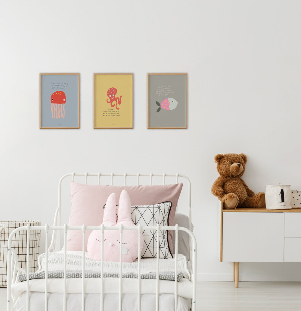 Kinderposter "Gott ist bei mir"