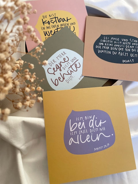 Affirmationskarten, Karten zur Konfirmation, Karten zur Taufe, Ermutigung, Bibelverskarten, christliche Geschenke, christlicher onlineshop, lettersandbeauties