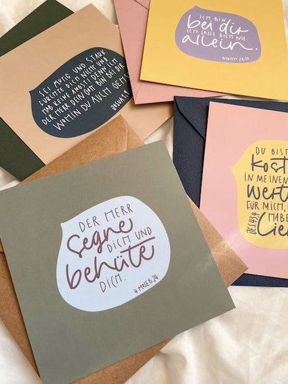 Affirmationskarten, Karten zur Konfirmation, Karten zur Taufe, Ermutigung, Bibelverskarten, christliche Geschenke, christlicher onlineshop, lettersandbeauties