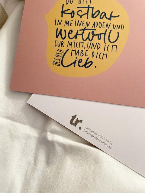 Affirmationskarten, Karten zur Konfirmation, Karten zur Taufe, Ermutigung, Bibelverskarten, christliche Geschenke, christlicher onlineshop, lettersandbeauties