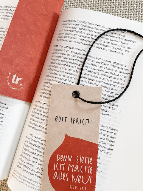 Buchzeichen zur Jahreslosung 2026