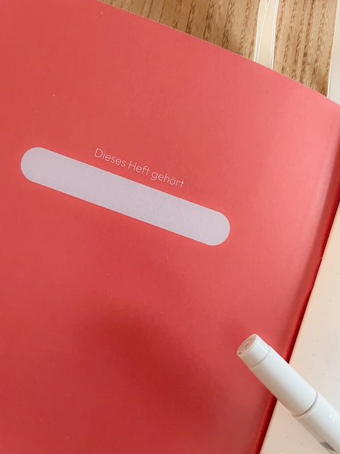 Notizheft "ich mache alles neu"
