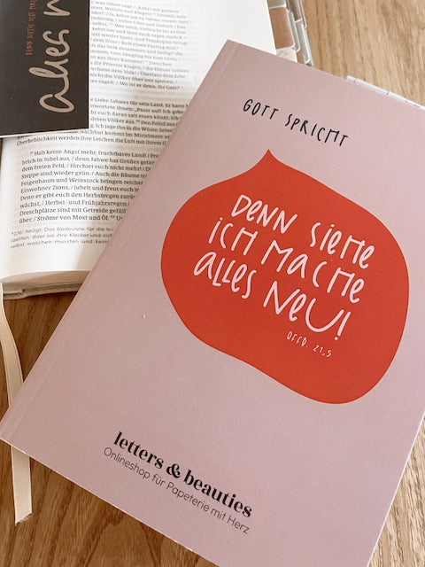 Notizheft "ich mache alles neu"